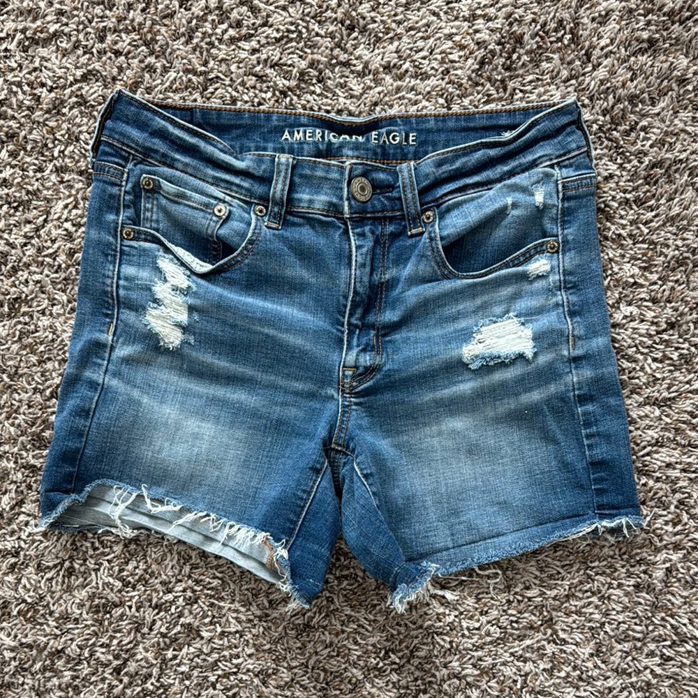 American eagle midi shorts